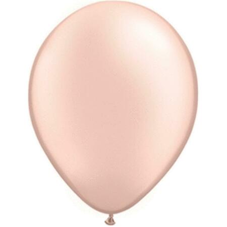MAYFLOWER DISTRIBUTING 11 in. Pearl Peach Latex Balloon 6212